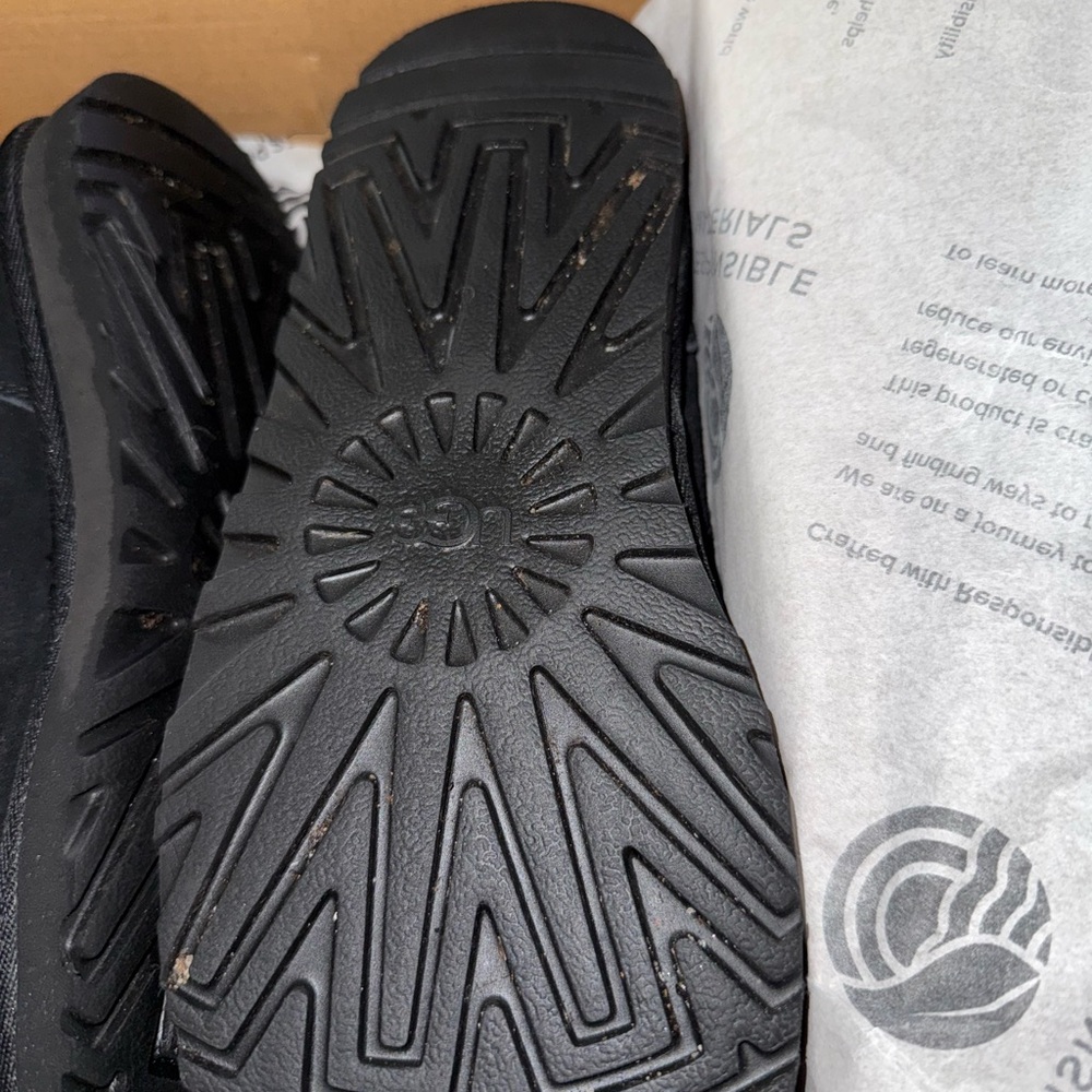 UGG Men's Charcoal Suede Slip-Ons - Picture 2 of 3